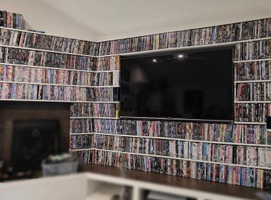 DVD Wall Collection - Home Decor less than 95c each [488 titles]