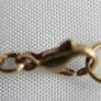 Vintage 9ct 375 YELLOW GOLD BOX CHAIN 16,7" necklace  links spring ring clasp 7,3g Image 6