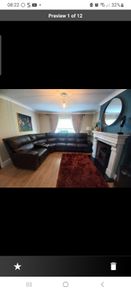 L shaped electic sofa