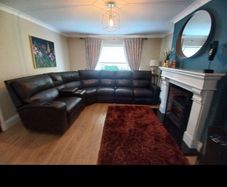L shaped electic sofa