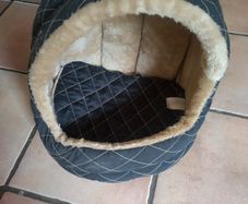 Cat house indoor.