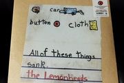 Lemonheads Car button cloth 2lp deluxe red vinyl cloth sleeve