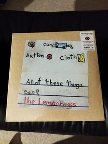 Lemonheads Car button cloth 2lp deluxe red vinyl cloth sleeve