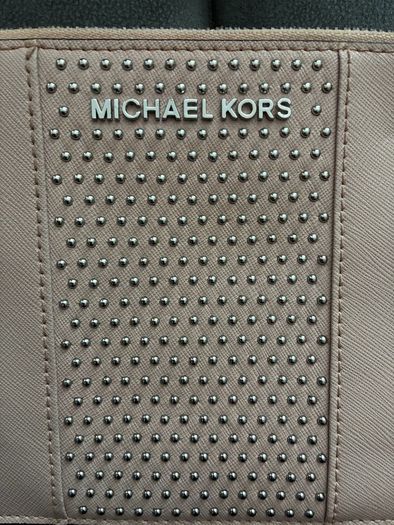Michael Kors blush clutch bag