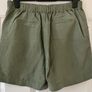 Ladies Khaki Linen Mix Shorts by Dunne's Image 4