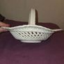 Mid Century Italian Ceramic Woven Basket - Artist signed Image 9