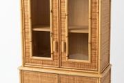 Unique rattan vitrine