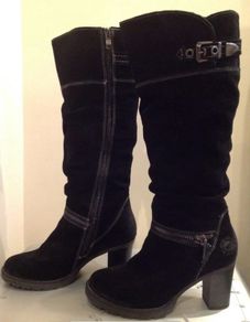 Lovely Suede Knee Boots