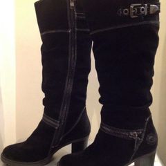 Lovely Suede Knee Boots