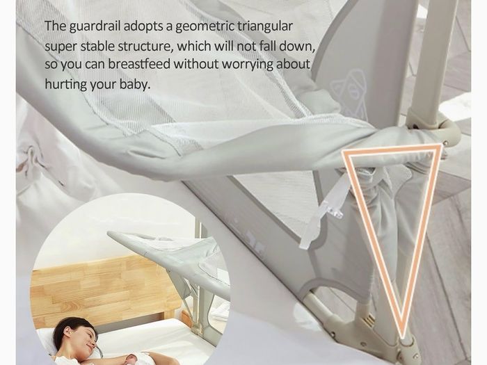 3-in-1 Baby Bassinet / Bedside Sleeper with Mattress & Bedding