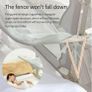 3-in-1 Baby Bassinet / Bedside Sleeper with Mattress & Bedding Image 5