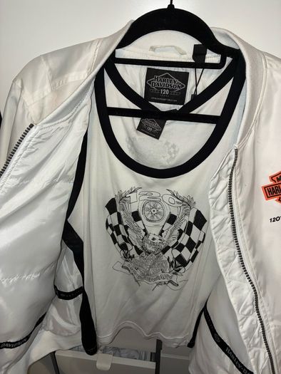 Harley davidson women's jacket and tank top