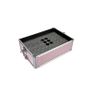 Cosmetic Case Makeup Trolley Beauty Suitcase Box Organizer - M - Pink Image 3