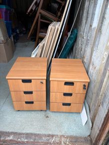 Side desk office drawers