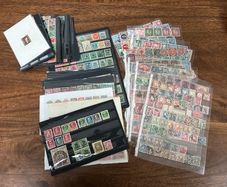 Germany 1872-1945 Reich Collection lot stock 1200+ stamps and 2 Mint sheets