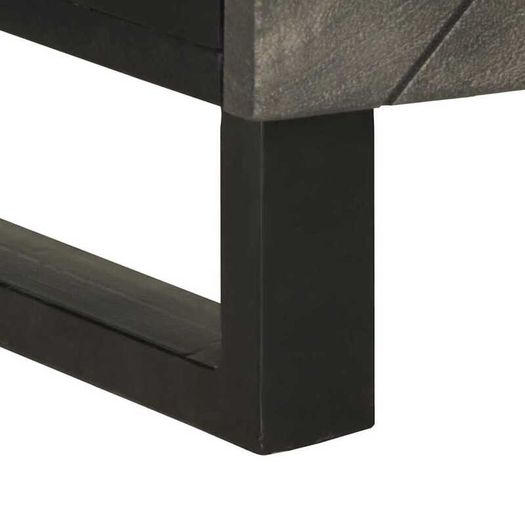 Bedside Cabinet Black 50x33x60 cm