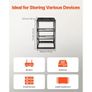 16U Open Frame Network Rack, 585 mm Depth, Wall Mounted or Floor Standing Server Rack, Heavy Duty 4 Post, with Vented Shelves & Mounting Hardware Image 5