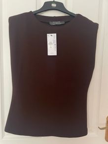 Ladies Brown Top Size Large