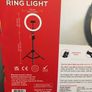 Content Creator 26 cm Ring Light on Tripod Image 2