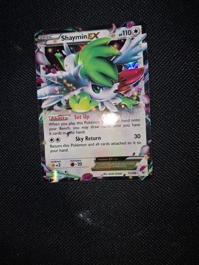 Pokemon Card: shaymin ex 77