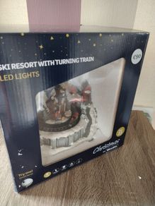Christmas Village Light Up Ski Resort