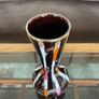 Vintage German WGP Striped Brown Jasba Vase 22 cm Image 10