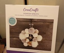 Christmas wreath pompom kit