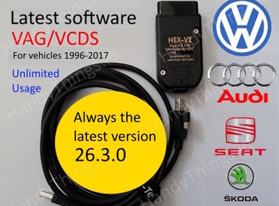 Vag Com / Vcds / Vagcom 26.3.0 - FREE Upgrades