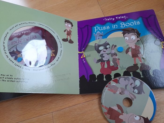 Childrens books and cds (fairytales)