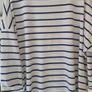 Navy/white striped top Image 4