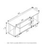 Black TV Stand for TVs up to 50 inch (FREE POSTAGE) Image 4