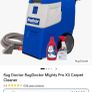 Carpet cleaner (RugDoctor) Image 2