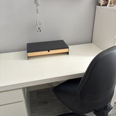 desk and chair