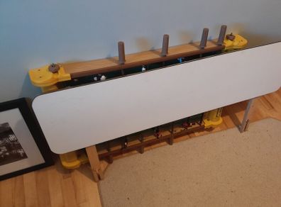 4ft wooden headboard