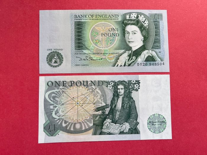 Great Britain 1 Pound  1981   ( Uncirculated ) Pick 377b.