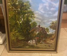 High grade signed oil painting free postage