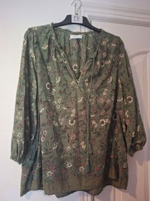 green cotton shirt