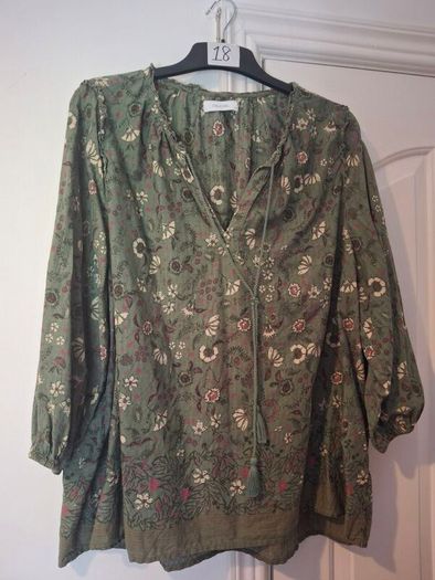 green cotton shirt