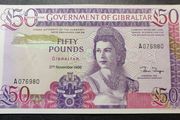 Gibraltar 50 Pounds 1982 BUNC