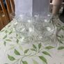 7 Glass Footed Ice Cream Bowls Image 2