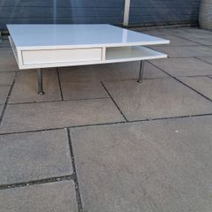 White Square Coffee Table