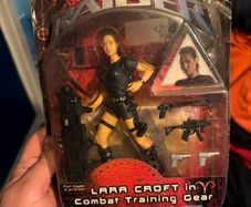 lara croft figure boxed