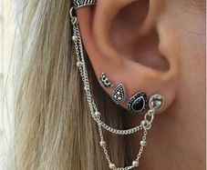Rock Style 5in1 Earrings Set - nice gift