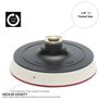 Glass Polish 12652 - 150 mm ( 6") Rotary buffing backing pad 5/8"-11 - Hard Image 2