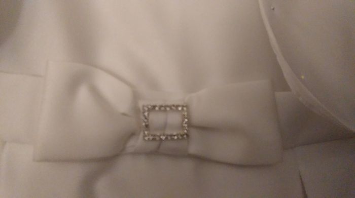 Brand New White Satin Pearce Fionda Flowergirl/Communion Dress and Ballero