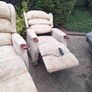 Two dual motor riser recliner electric armchairs Image 10