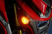 Motorcycle Motorbike Flashing Light, Motorcycle Turn Signal 9LED Piranha Turn Signal Embedded Light