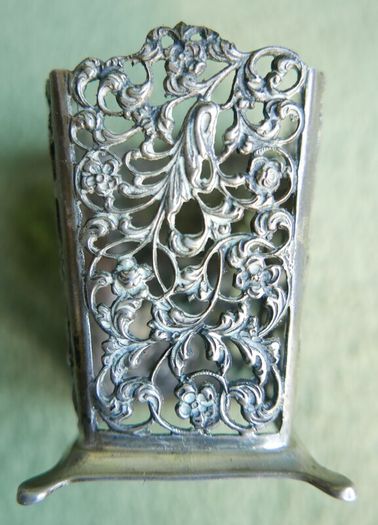 Vintage Container Holder Continental Silver 800 - 49g