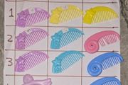 3 Euro Each - Shooting Star Combs - MLP G1 My Little Pony Accessories