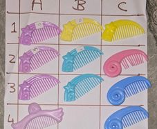 3 Euro Each - Shooting Star Combs - MLP G1 My Little Pony Accessories